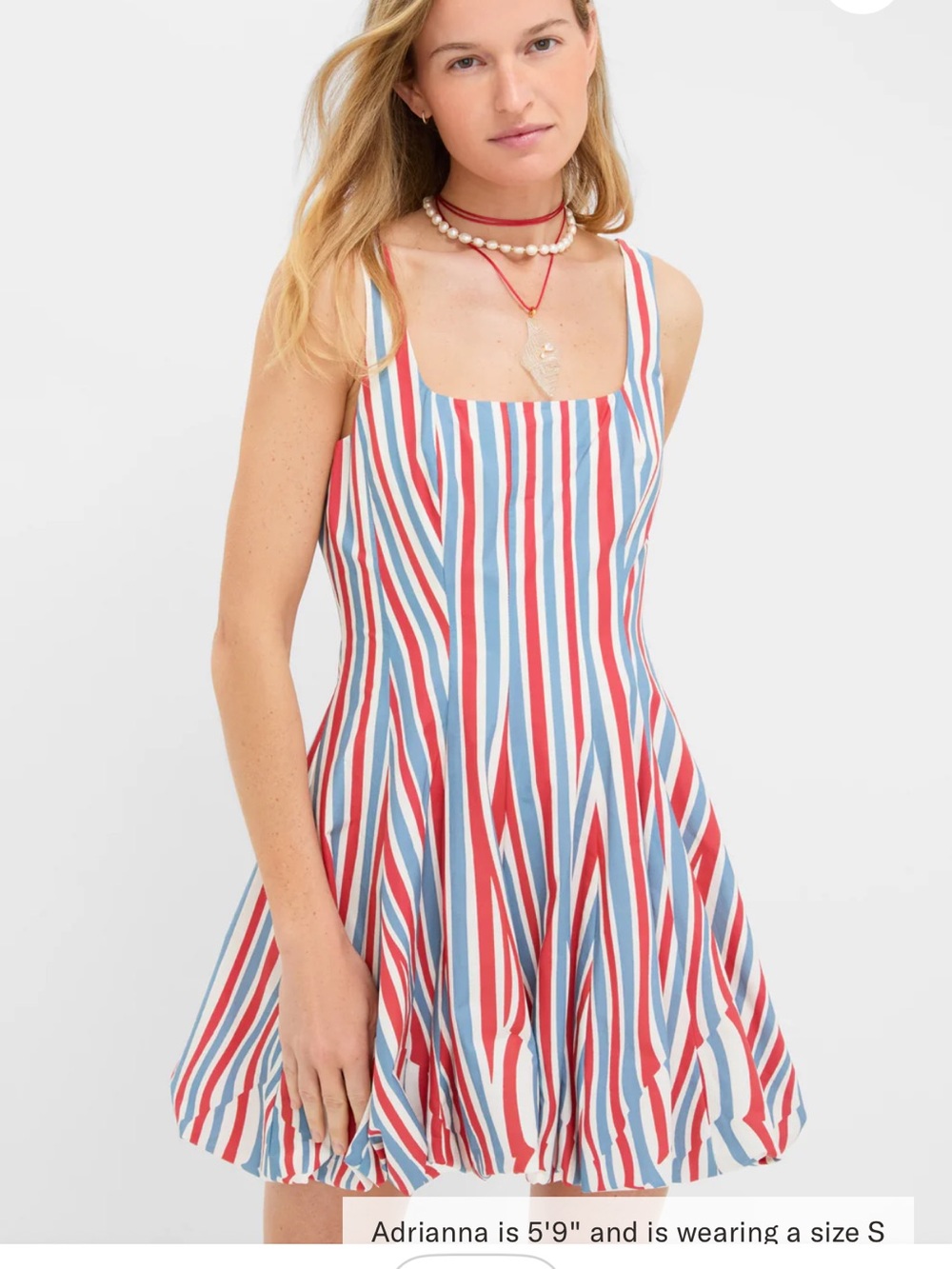 Tuckernuck Red, Blue & White Striped Mini Dress
